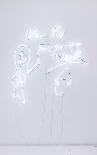 Please Stop You're Boring Me to Death, from the series Visitors