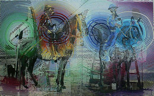 Ghostrider 2006 Oil on C-print