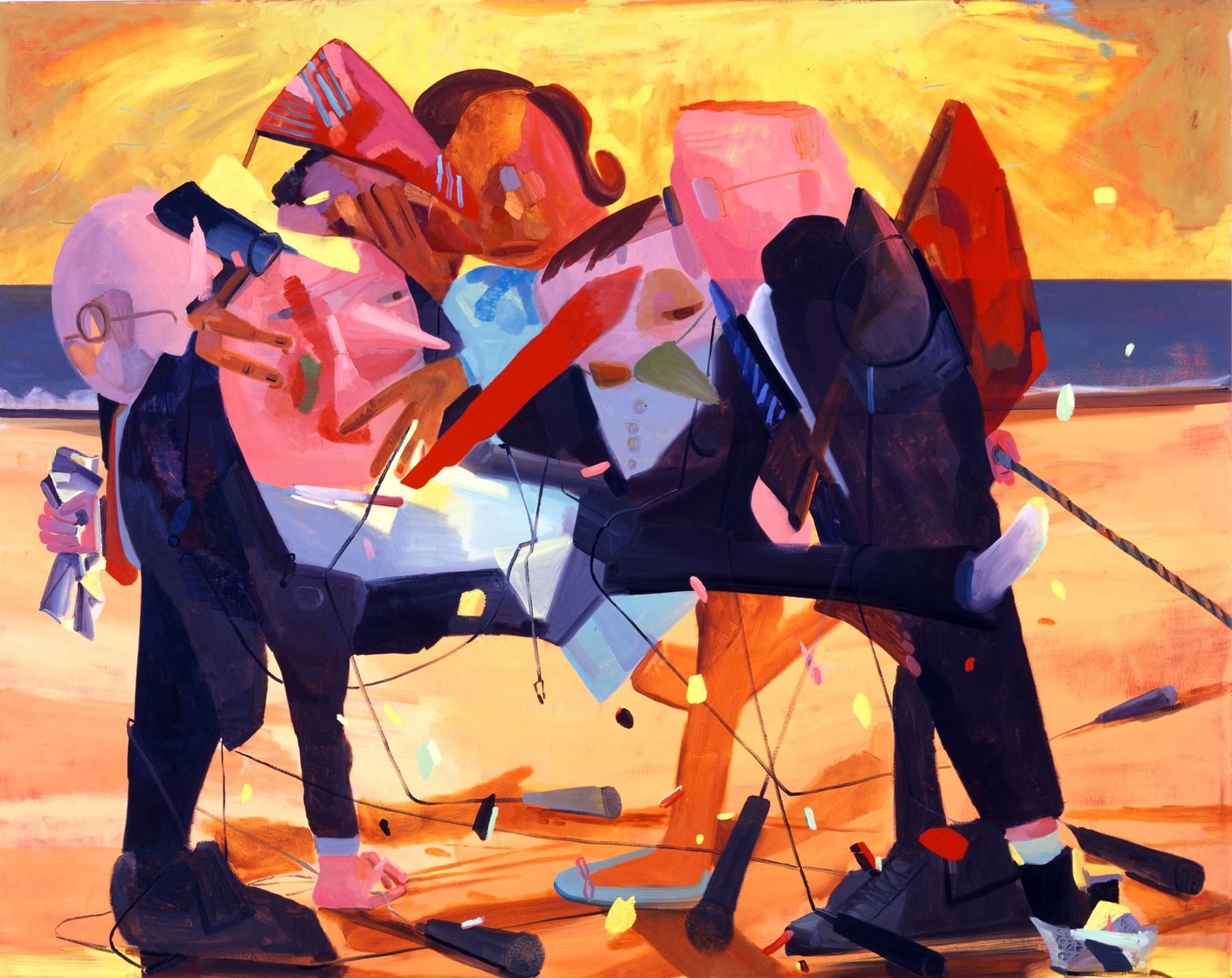 Party 2004 Oil on canvas