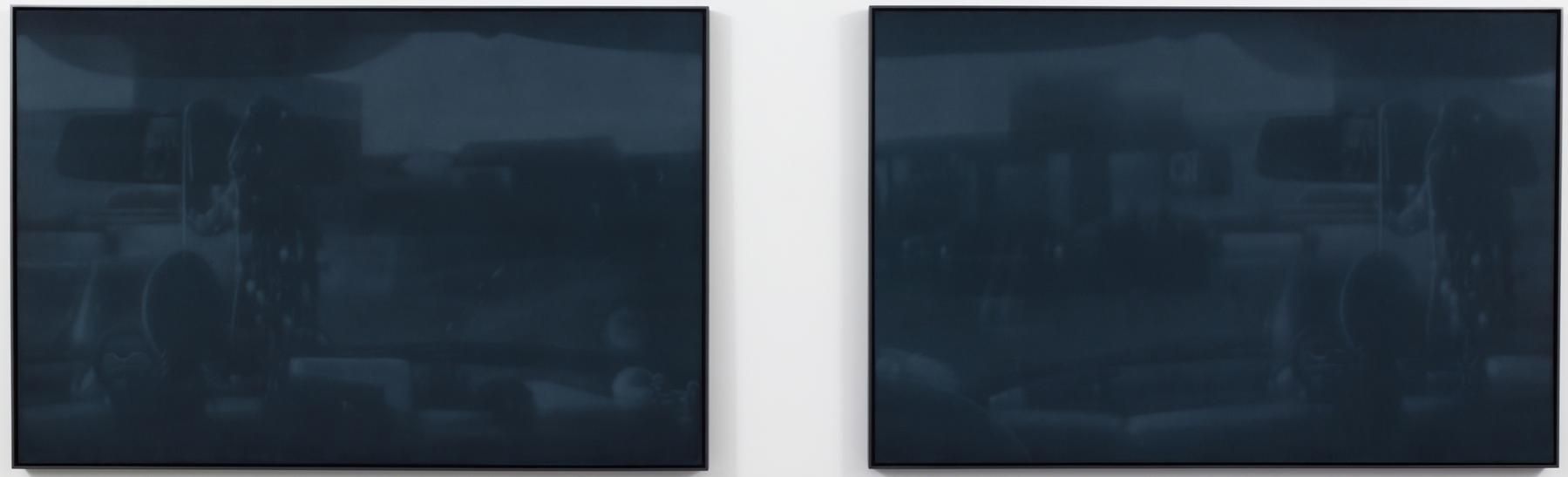 Untitled 2015 Mixed pigments on cotton