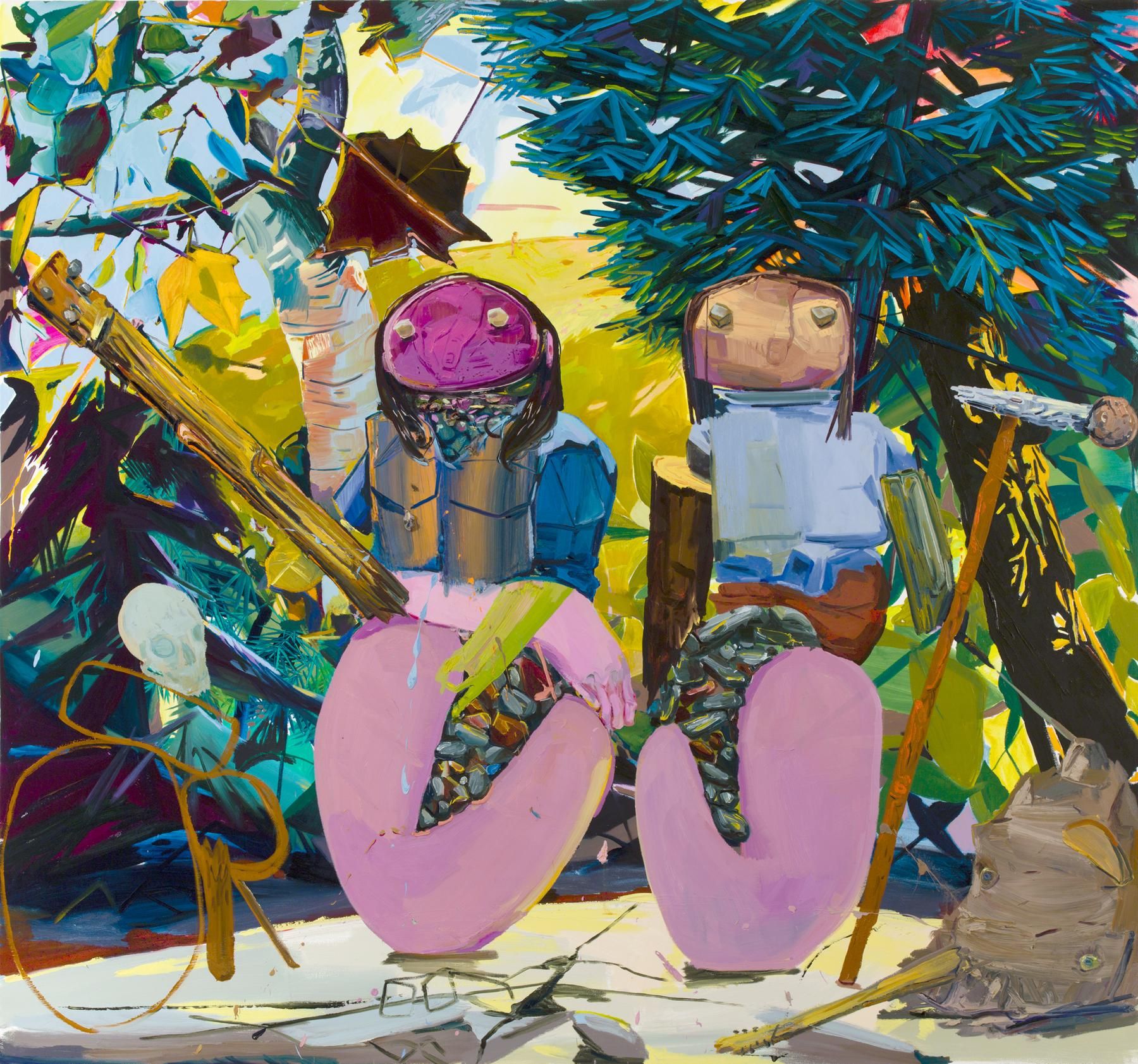 Breeders 2002 Oil on canvas