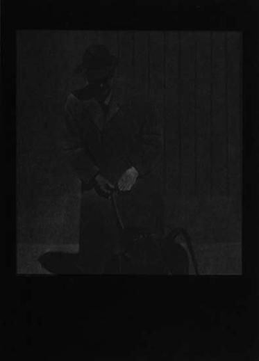 Untitled 1981 Pencil on black paper