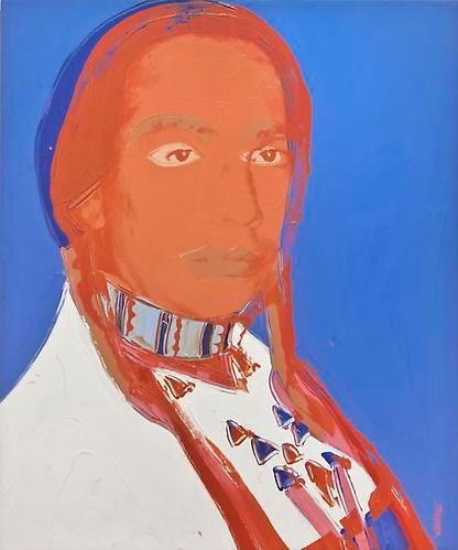 Andy Warhol, The American Indian (Russell Means), 1976
