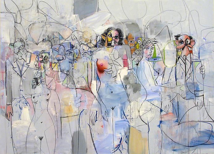 George Condo, Spatial Figures, 2010