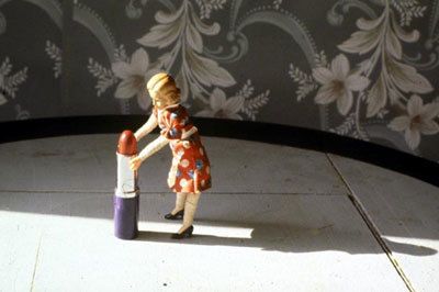 Laurie Simmons, Pushing Lipstick (Full Profile), 1979