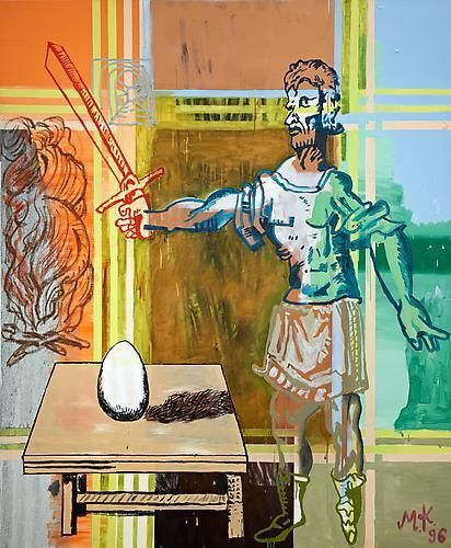 Martin Kippenberger, Des Philosophens Ei (Philosopher's Egg), 1996