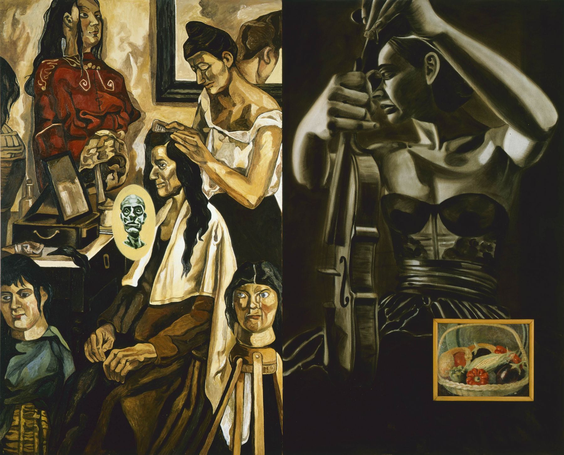 David Salle The Wig Shop, 1987