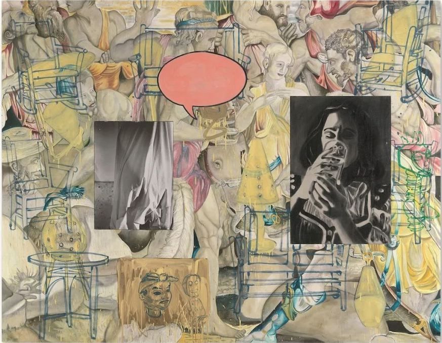 David Salle, Mingus in Mexico, 1990