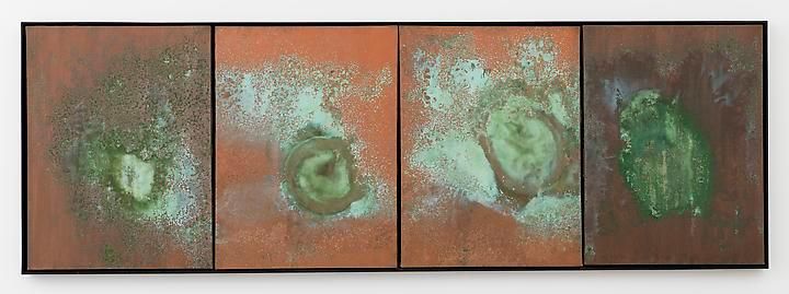 Andy Warhol Oxidation Painting (Diptych), 1978