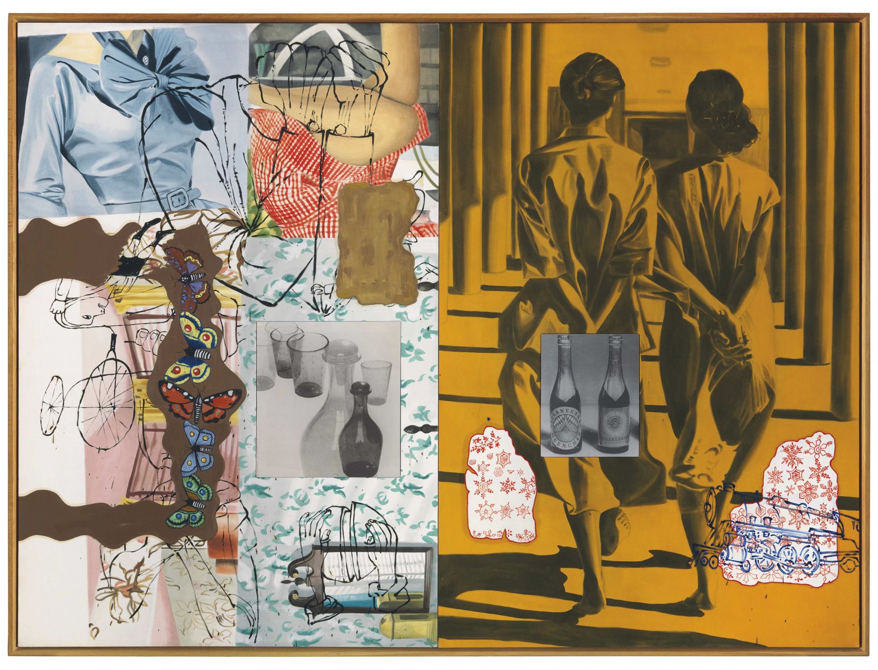 David Salle Old Bottles, 1995