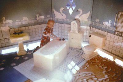 Laurie Simmons, First Bathroom/Woman Kneeling, 1978