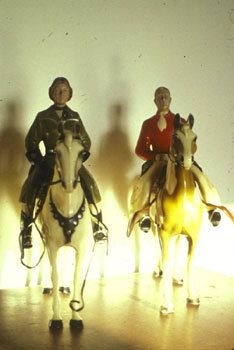 Laurie Simmons, Woman/Man/Two Horses, 1979