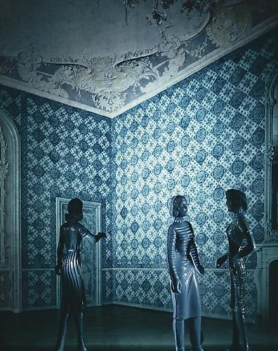 Laurie Simmons, Blue Tile Reception Area, 1983