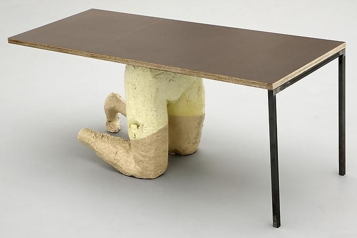Rosemarie Trockel, Interior to 2 Black Piglets, 2006