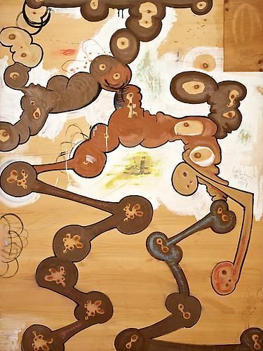 Carroll Dunham, Sixth Pine, 1987