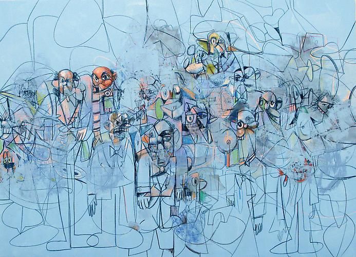 George Condo, Washington Square Park, 2010