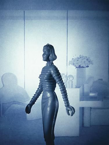 Laurie Simmons, Pale Blue Living Room, 1983