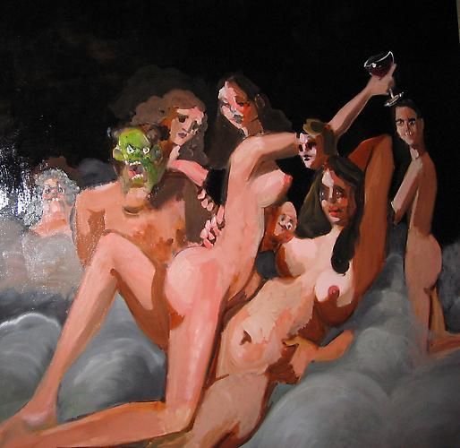 George Condo, Nocturnal Figure Composition, 2004