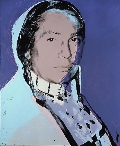 Andy Warhol, The American Indian (Russell Means),1976