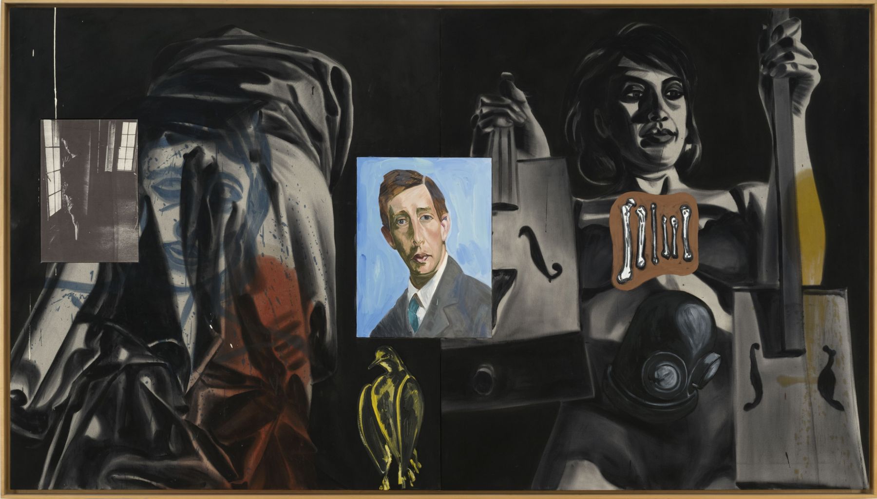 David Salle Blue Face, 1988