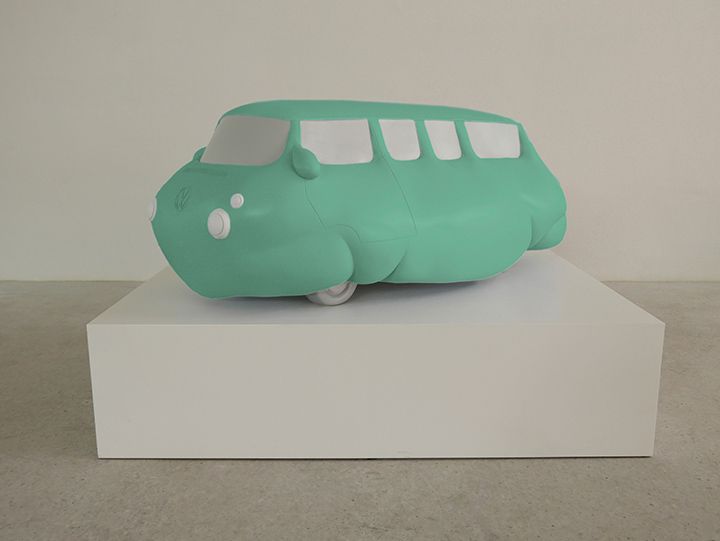 ERWIN WURM, Fat Bus (green), 2016