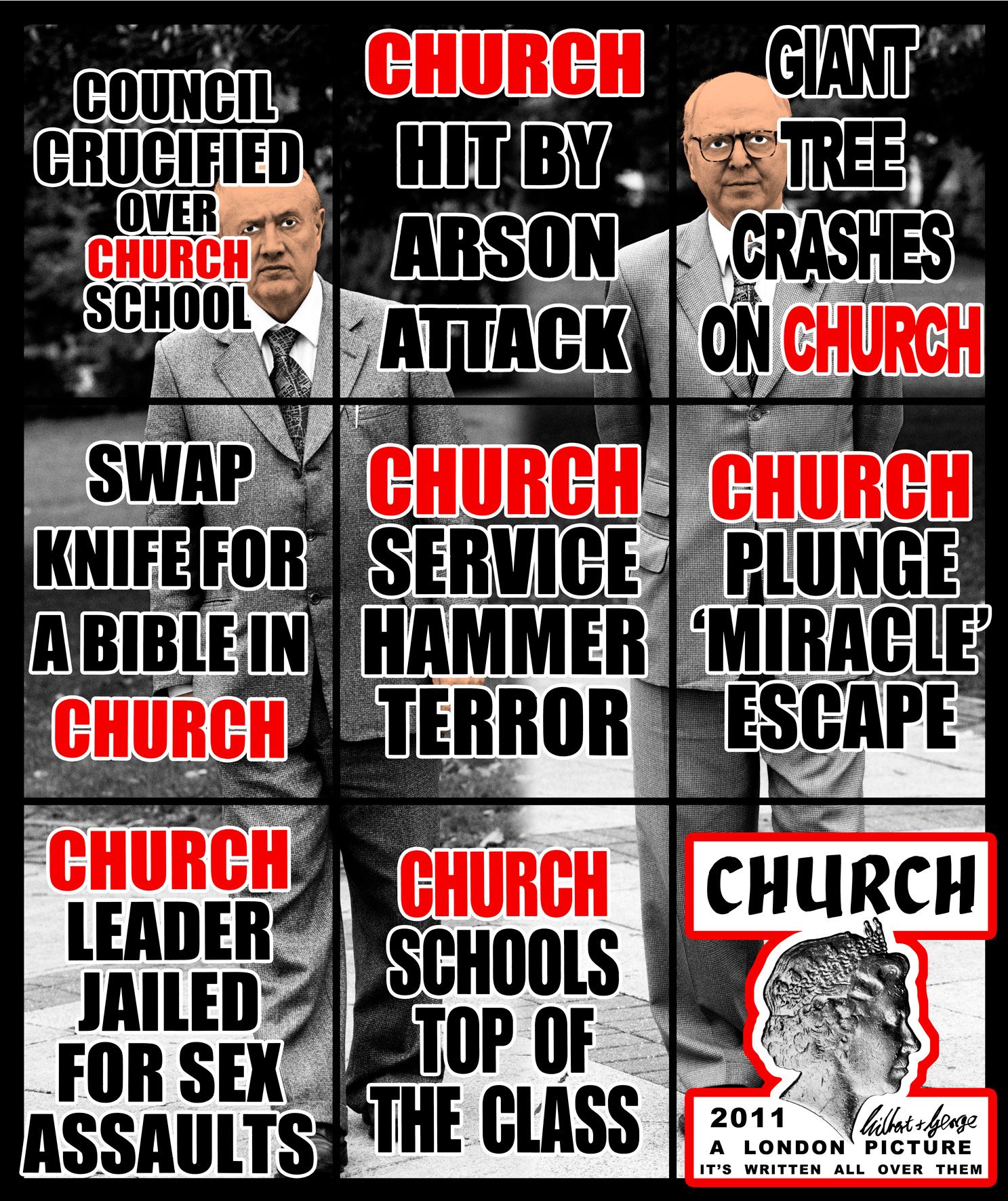 GILBERT & GEORGE, Church, 2011