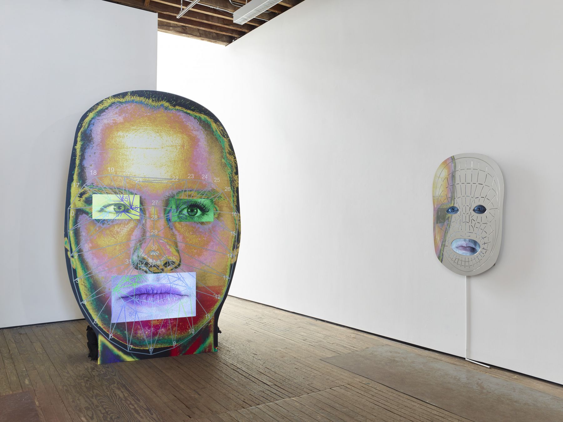 Tony Oursler Installation view