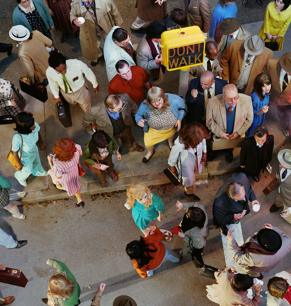 ALEX PRAGER, Crowd #11 (Cedar and Broad Street), 2013