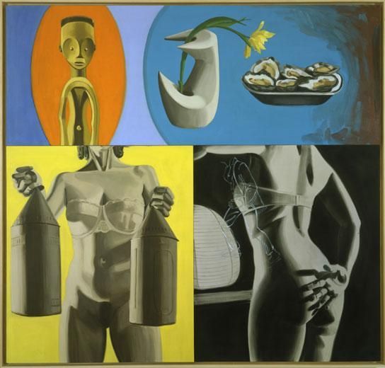 Lanterns 2002 oil on linen