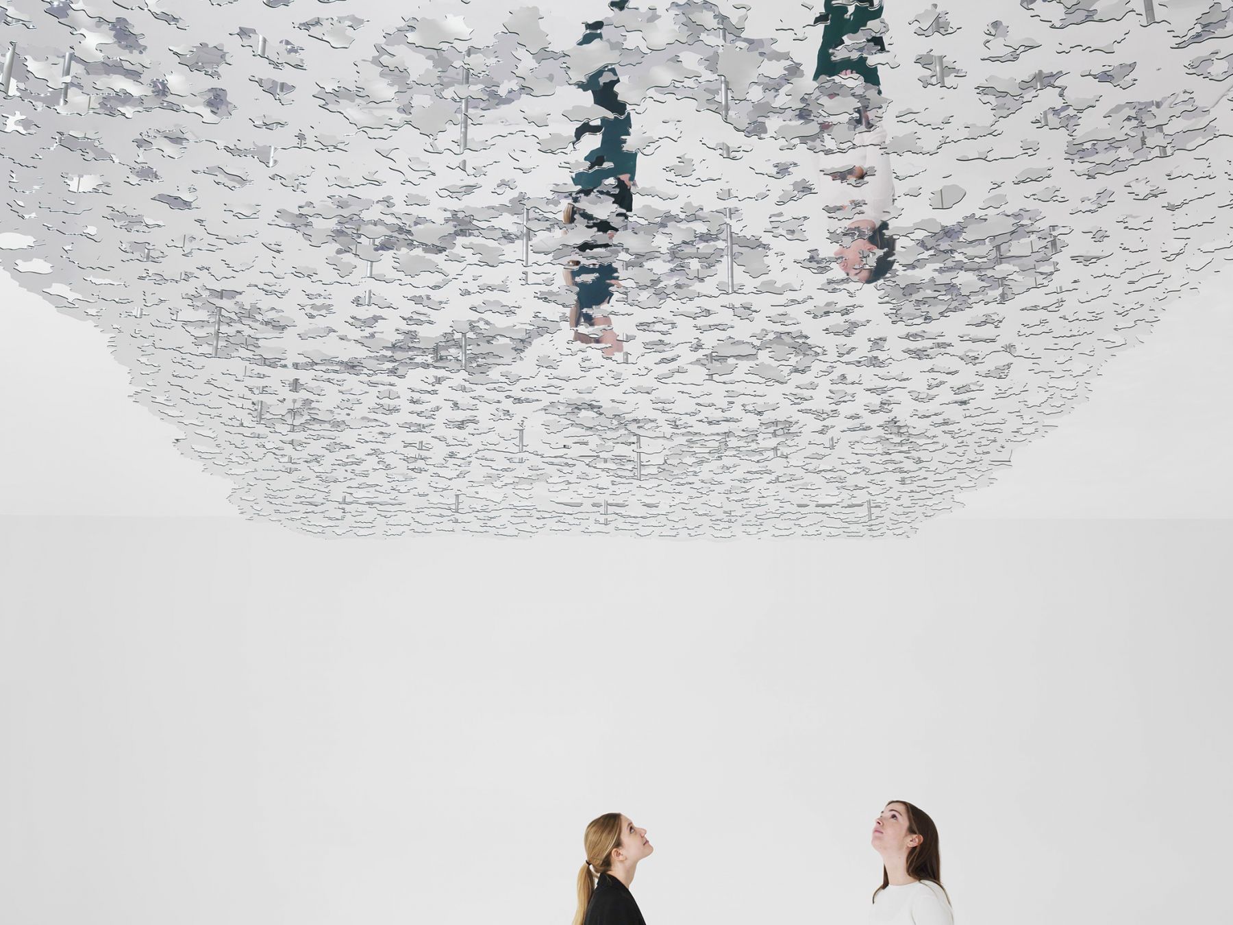 TERESITA FERNÁNDEZ, Untitled (Silver), 2016 (detail)