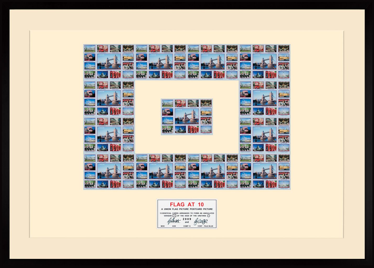 GILBERT & GEORGE, Flag At 10, 2009