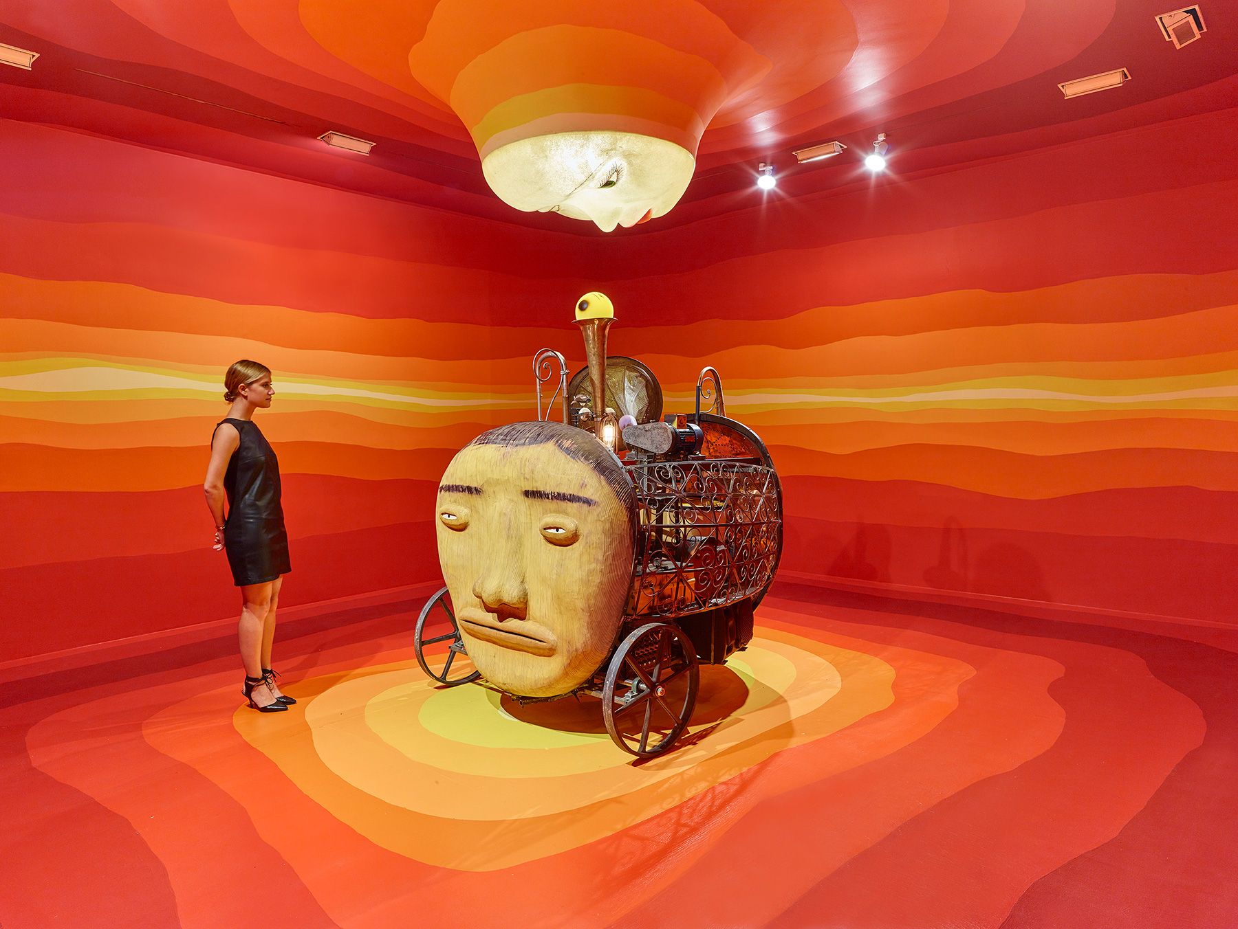 OSGEMEOS, O Beijo (The Kiss), 2015–2016
