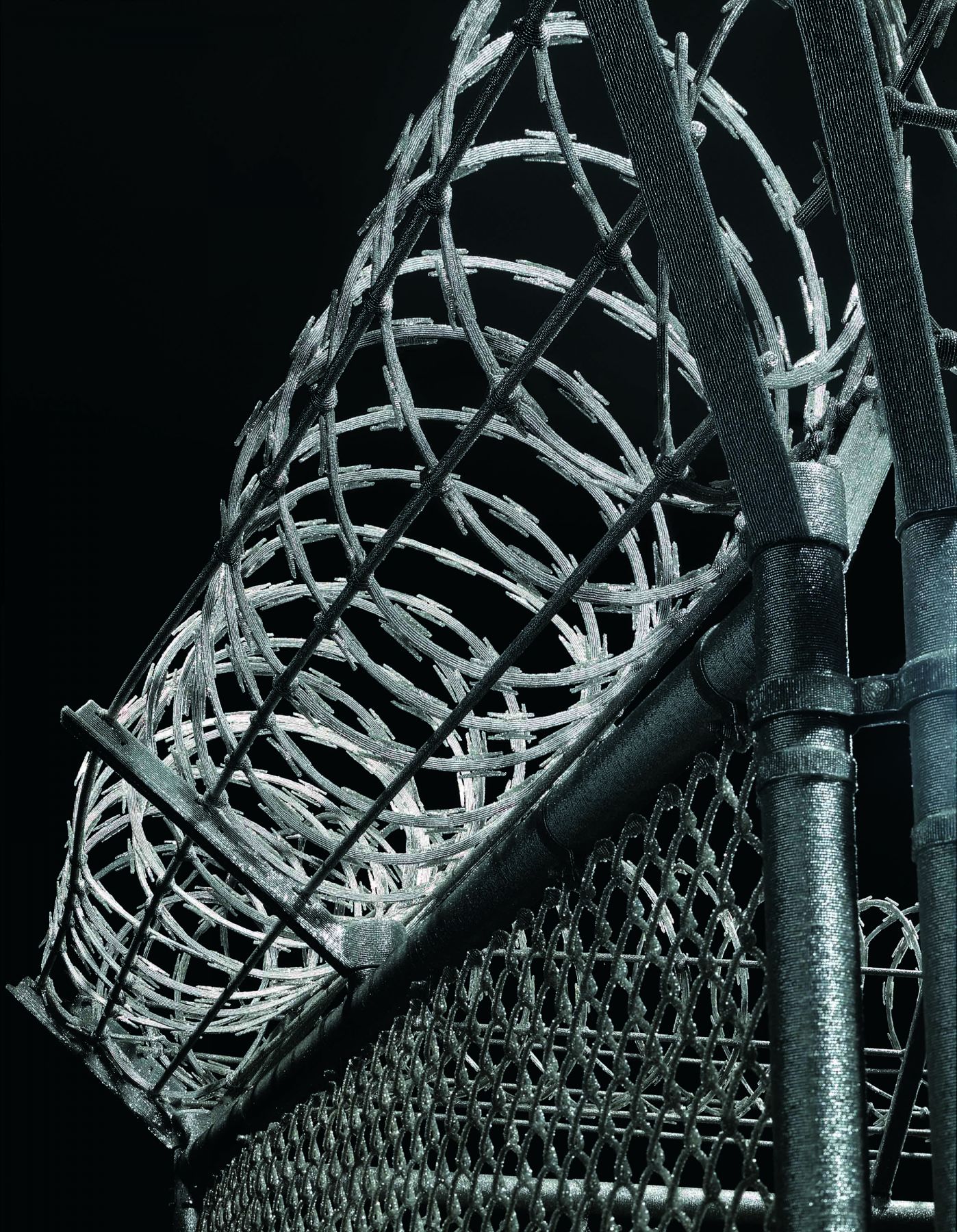 LIZA LOU Security Fence (detail), 2005