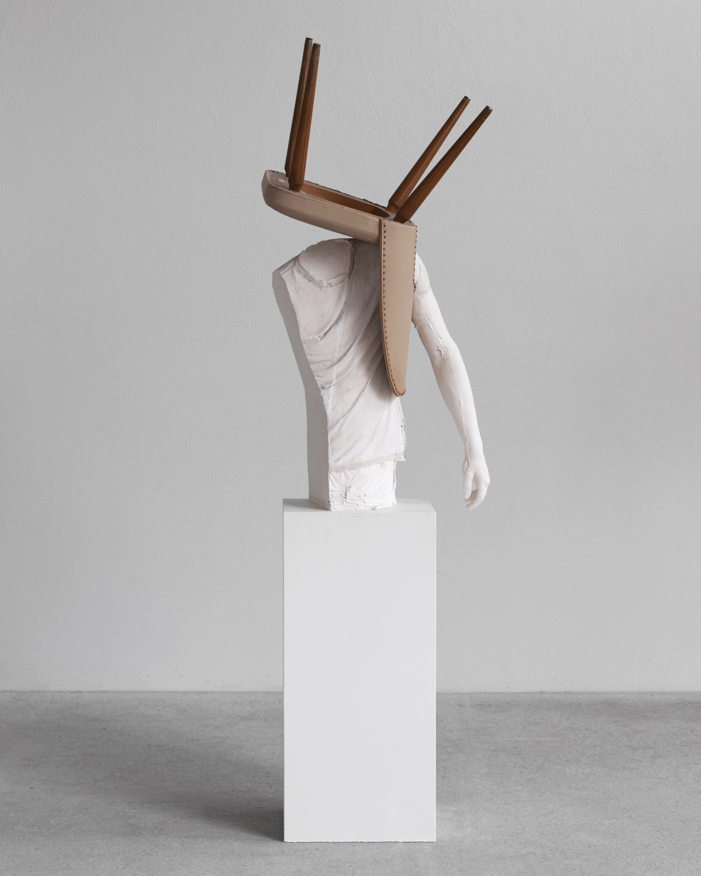 ERWIN WURM, Untitled (with chair) (One Minute Forever), 2019