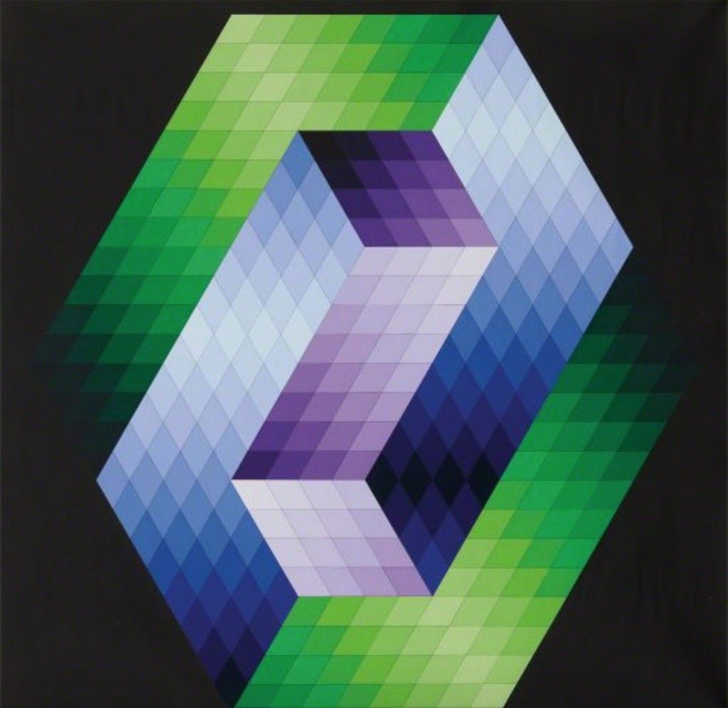 Obras de Victor Vasarely El Perro Morao