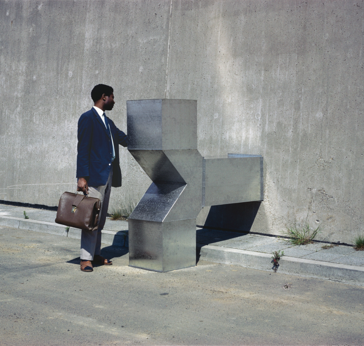Charlotte Posenenske, Vierantrohr (Square Tube), Series D, 1967., Installation view, Offenbach, Germany, 1967. 