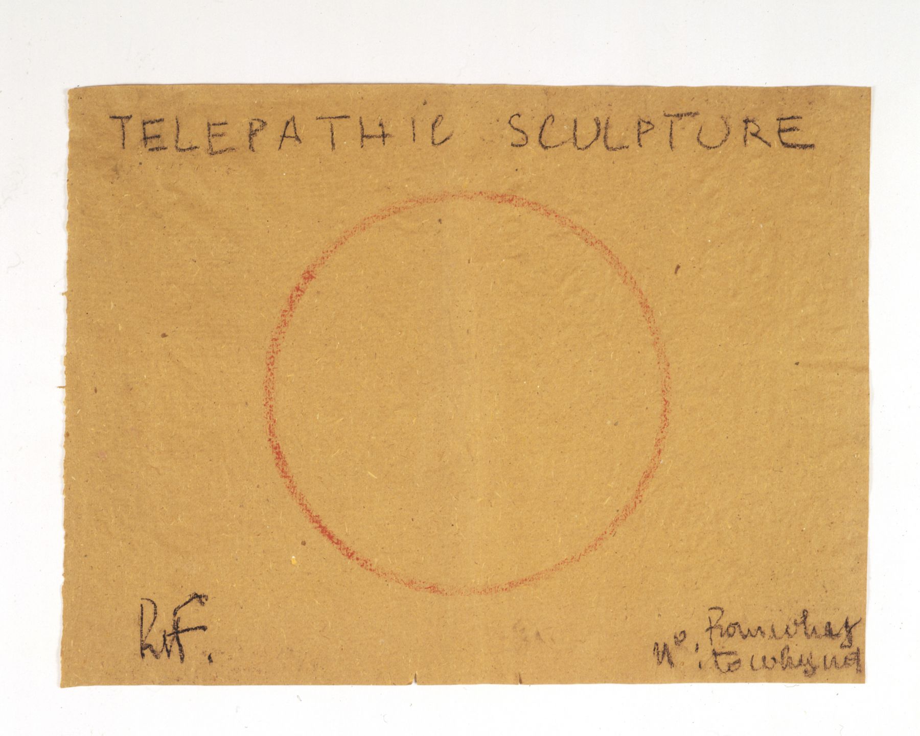 Robert Filliou Telepathic Sculpture