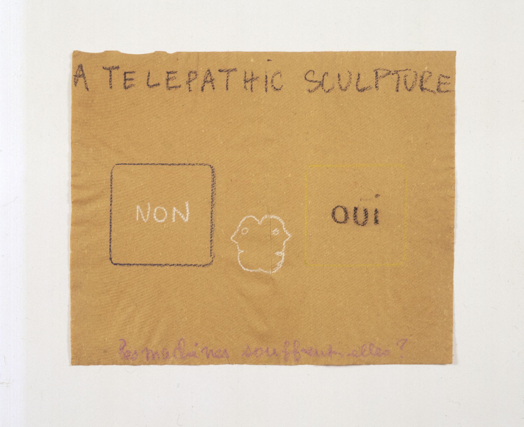 Robert Filliou Telepathic Sculpture