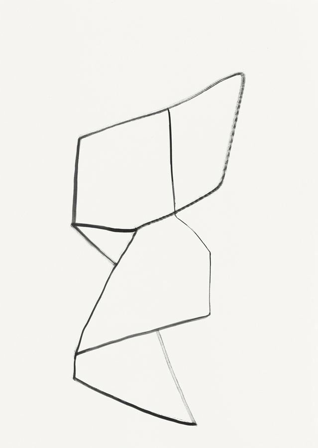 Untitled 2010 gouache on paper in the artist's frame