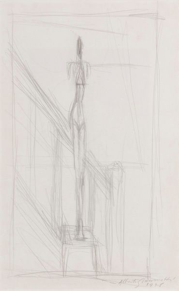 Alberto Giacometti, Homme debout sur une stele
