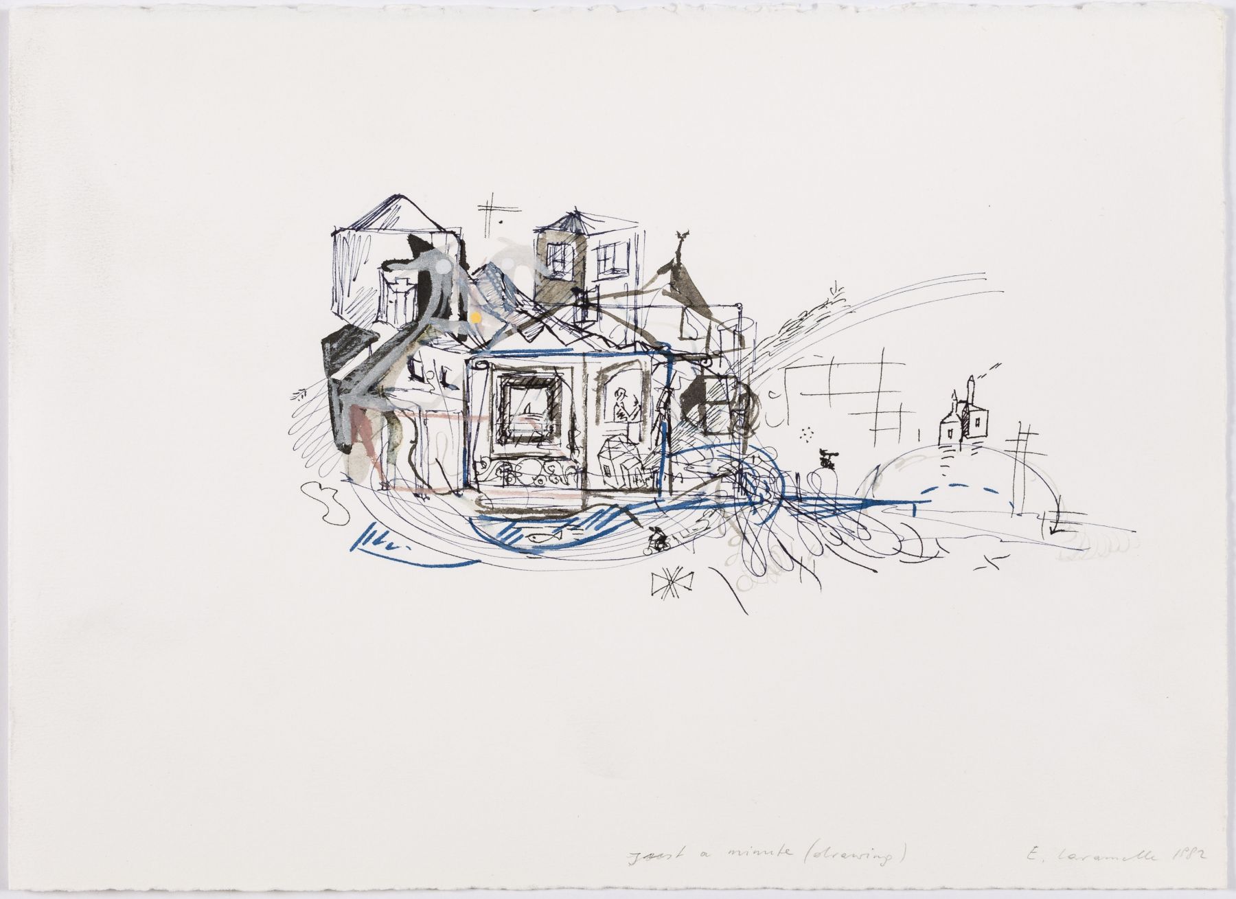 just a minute (drawing), 1982