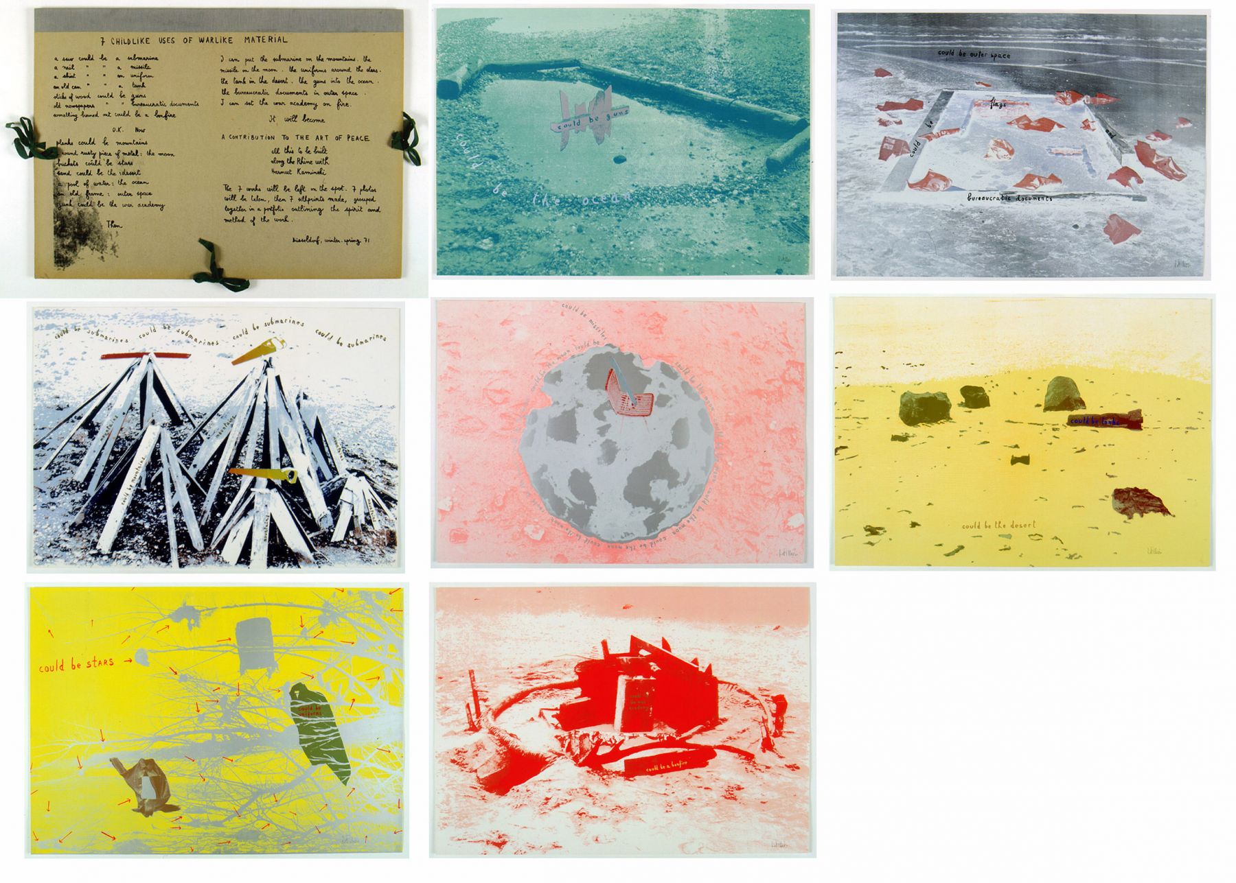 Robert Filliou 7 Childlike Uses of Warlike Material