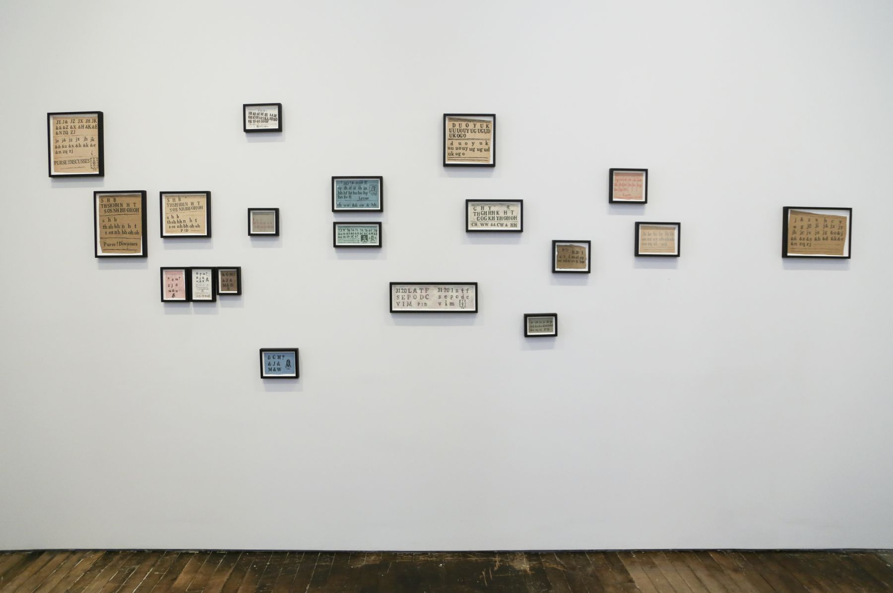 David Adamo / James Castle – installation view 7