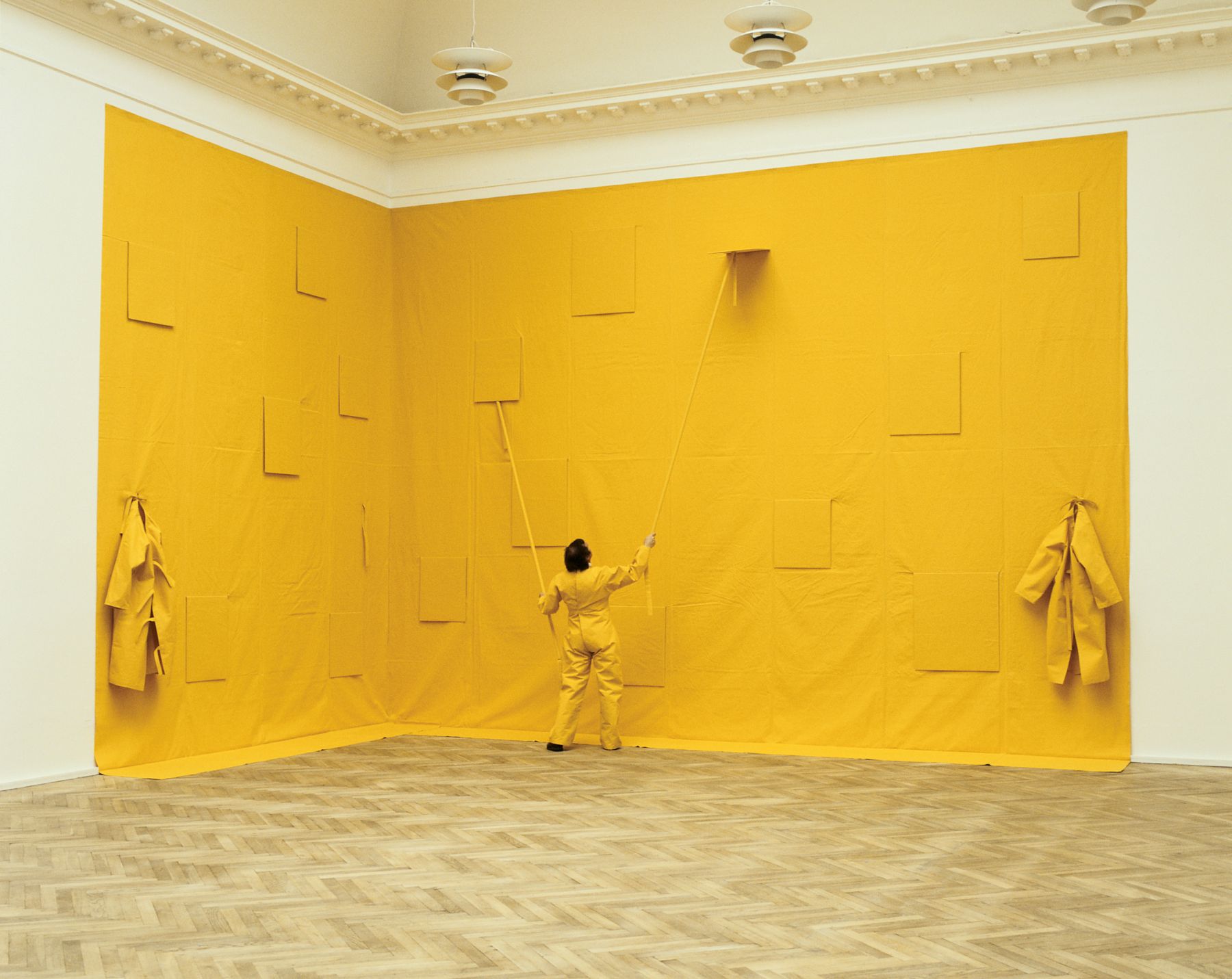 Wallformation Gelbmodellierung 1980/1981