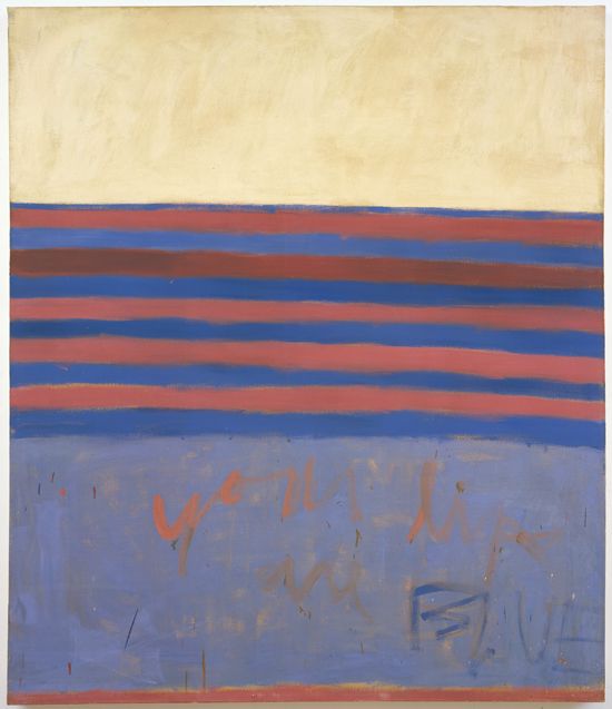 Frank Stella, Your Lips Are Blue