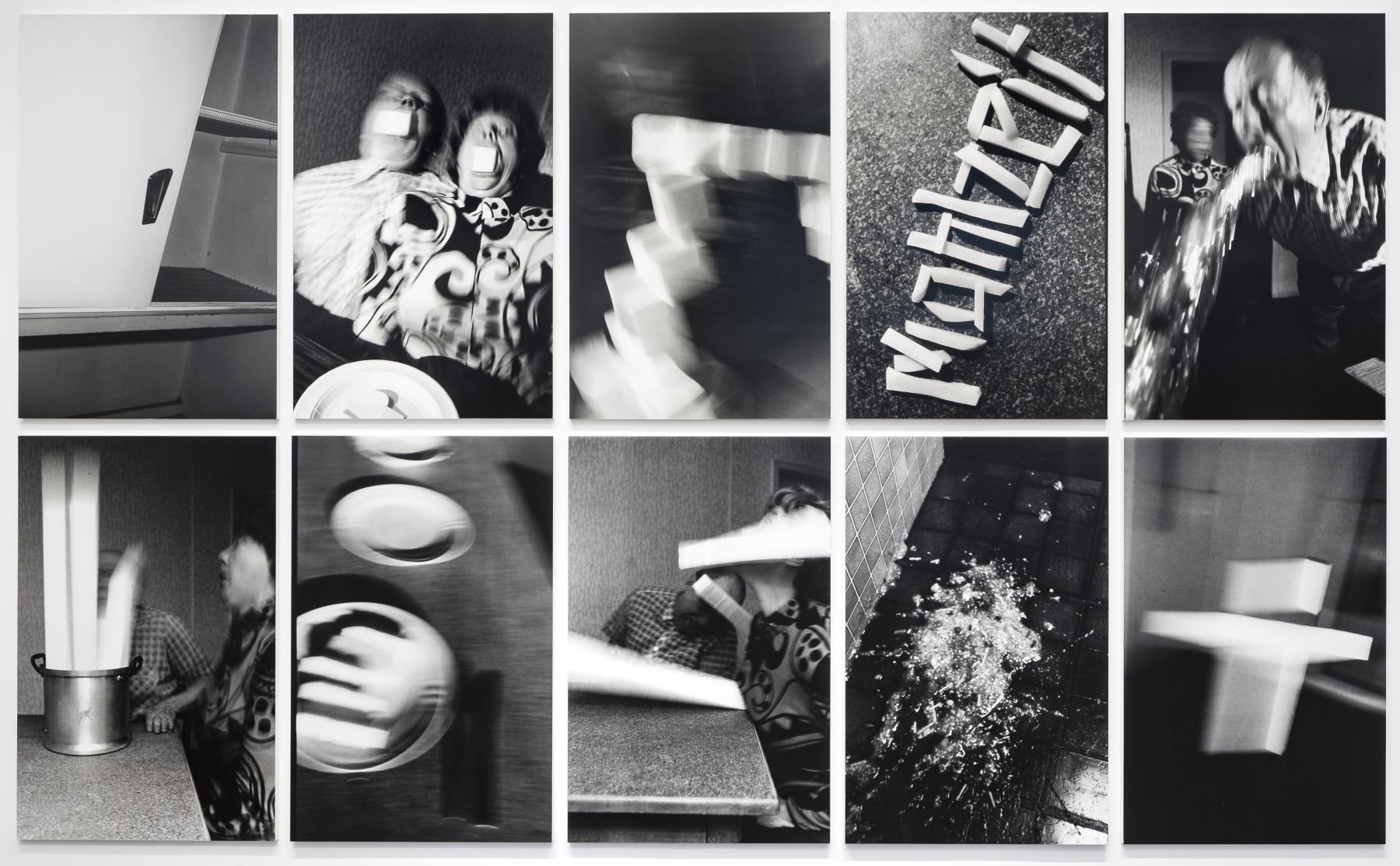 Mahlzeit 1989 10 vintage gelatin silver prints mounted on foam core and Plexiglas