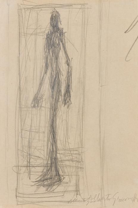 Alberto Giacometti, Nu debout dans l'atelier