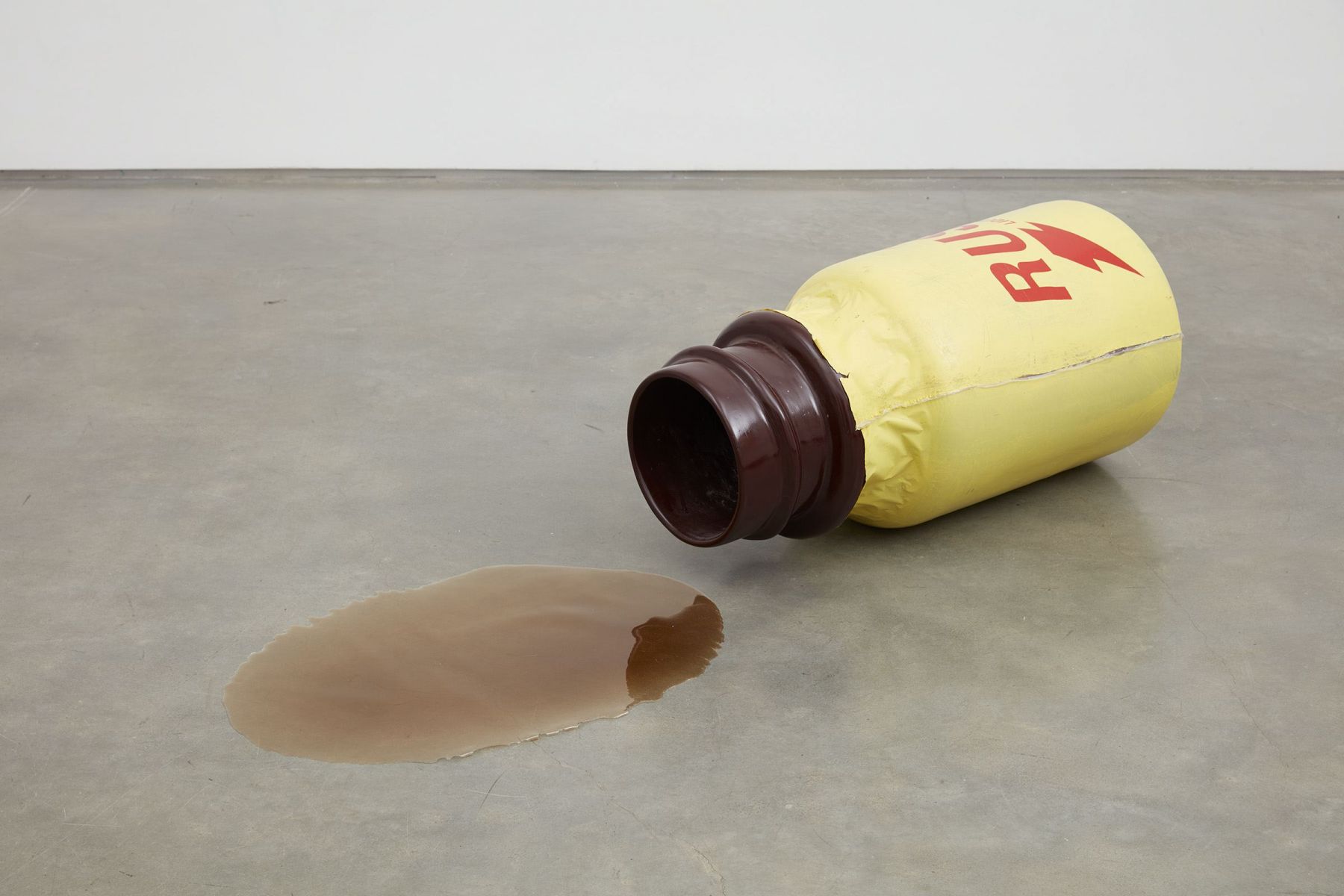 spilled can of polyurethane by john waters