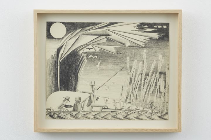 The Whalers, 2012, Graphite on paper