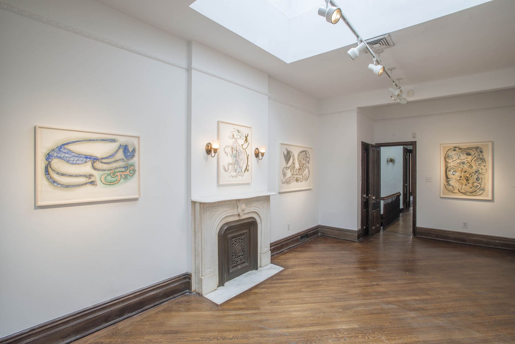Works on Paper (Installation View), 118 East 64th Street, 2015